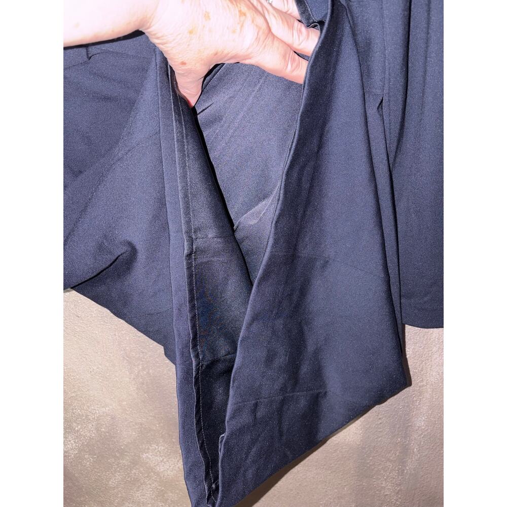Elie Tahari Zoe Stargazer Dress 12 Navy Ruched V Neck Long Sleeve Sheath NWT - Picture 10 of 11